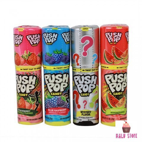 [Tổng hợp các loại] Kẹo son Push Pop loại nhỏ Mỹ 14g