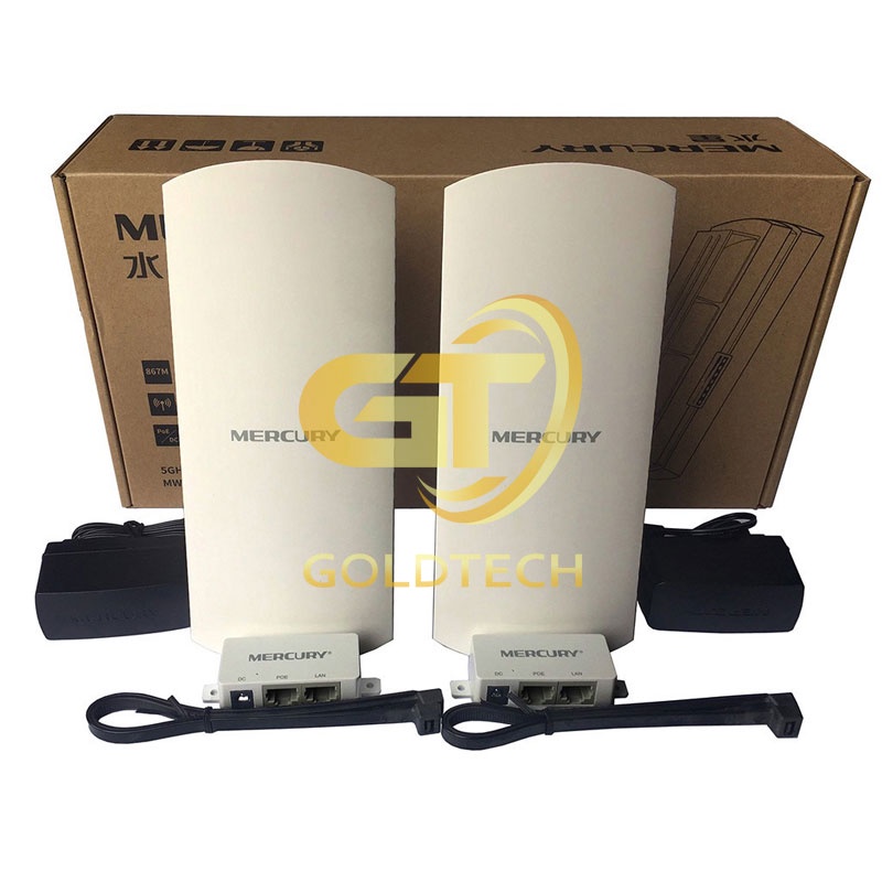Bộ thu phát Wifi Mercury MWB201, MWB2 1Km dùng cho thang máy, Camera IP..