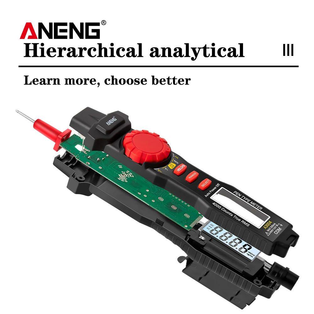 Đồng Hồ Vạn Năng Kỹ Thuật Số WTTLE Không Tiếp Xúc Điện Áp AC / DC Đếm 4000 Số Chuyên Nghiệp
