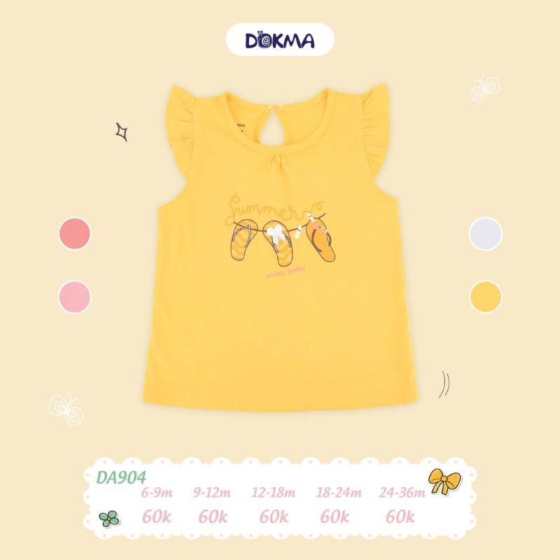 Áo cánh tiên bé gái Dokma 9-36M DA916, DA904