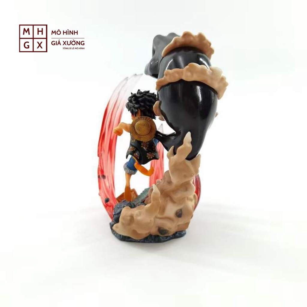 Mô hình Monkey D.Luffy mũ rơm One Piece gear 3 haki Cao 13cm - Figure Tượng Monkey D.Luffy Vua Hải Tặc