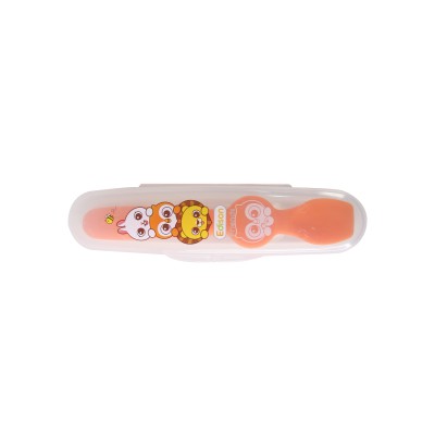 Edison- thìa ăn silicone Edison cho bé (Set 2 thìa Silicon Edison hình Thỏ- Cú mèo)