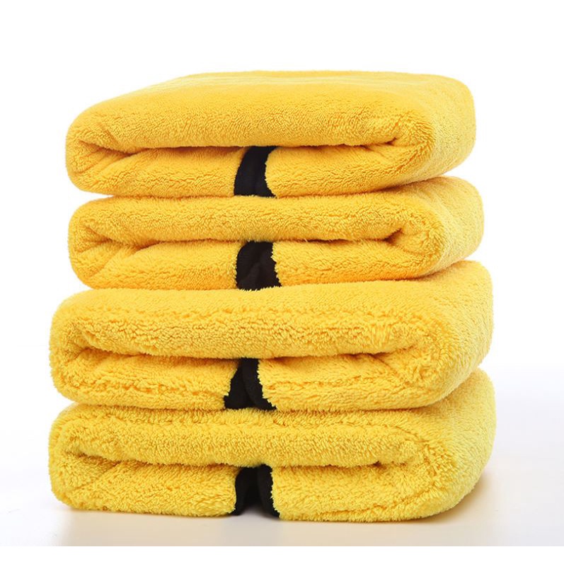 Khăn Lau Xe Ô Tô Loại Siêu To 60*30CM Microfiber Chuyên Dùng Cho Xe Ô Tô Xe Tải Đa Năng Siêu Thấm, Siêu Dày Size Bự