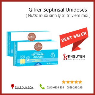 Nước Muối Sinh Lý Kháng Viêm Gifer - Pháp