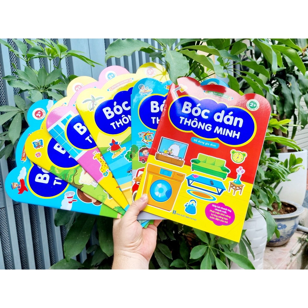 Sách - Bóc Dán Thông Minh - Dành Cho Trẻ Từ 2-6 Tuổi - Song Ngữ Việt Anh