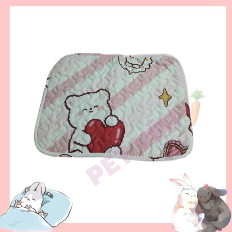 Thảm nệm lót chuồng (30×40cm) ❤Freeship❤ mềm dễ giăt và êm thỏ bọ chinchilla chó mèo
