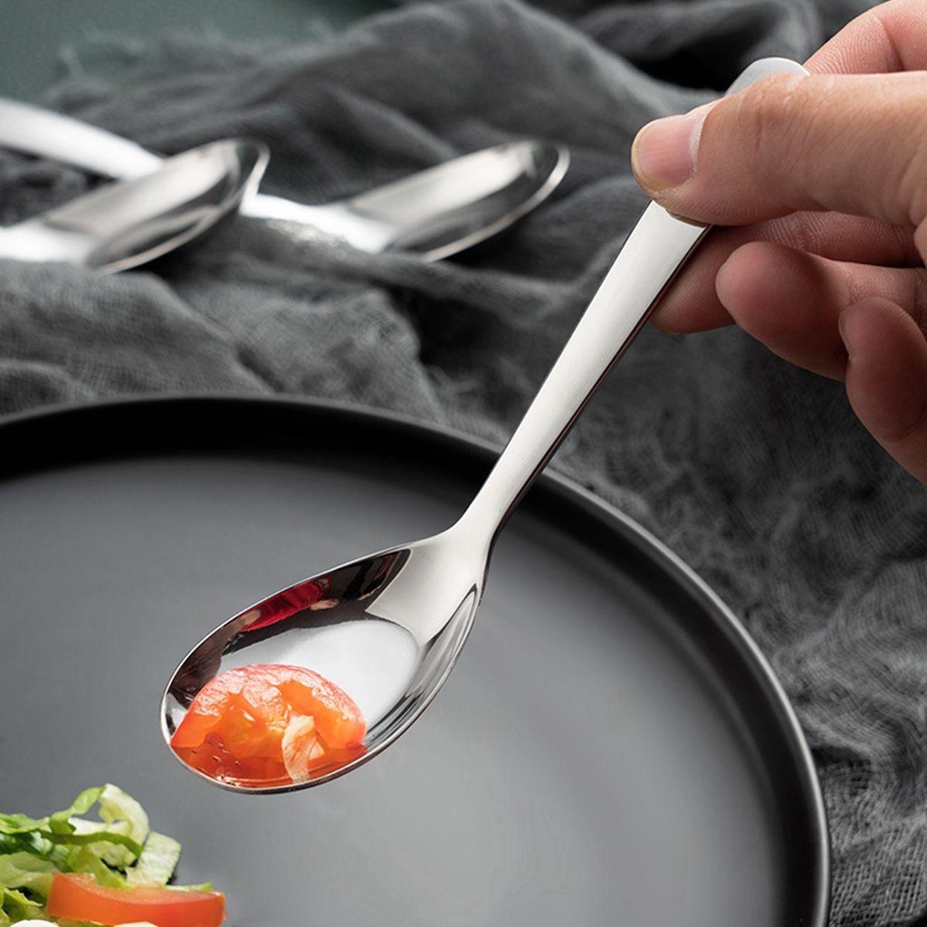 Muỗng Súp Bằng Thép Không Gỉ Tiện Dụng Dành Cho Nhà Bếp