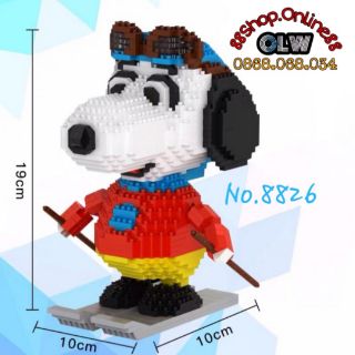 XẾP HÌNH LEGO MINI BLOCK 《~ SNOOPY ~》