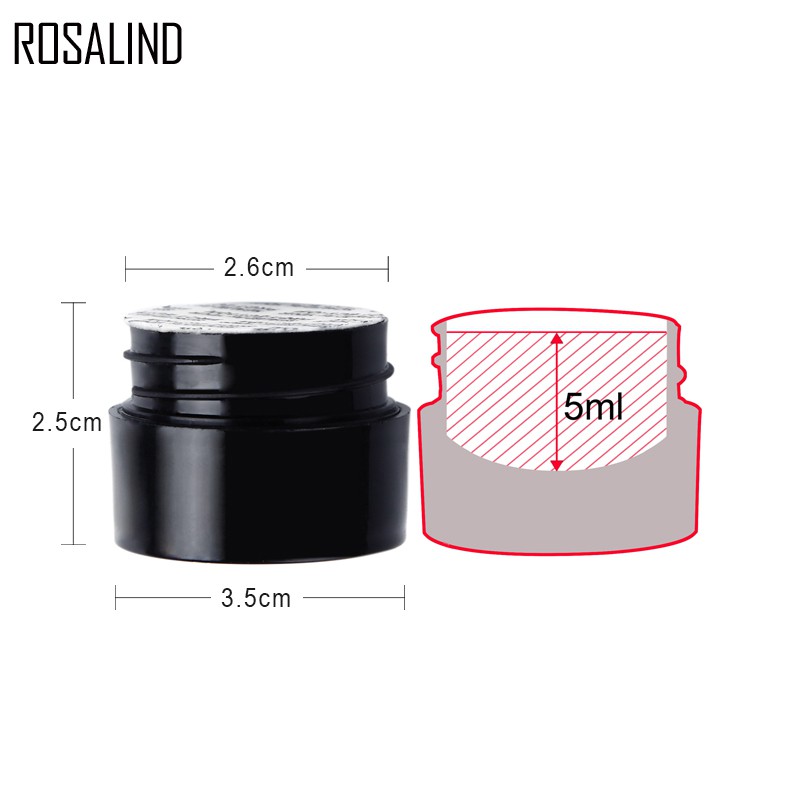 Lọ nước sơn móng tay Gel UV lên màu đẹp và sống động Rosalind 5ml