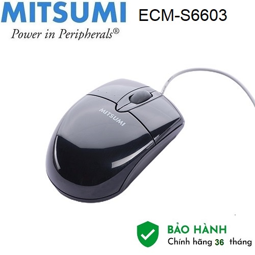 Chuột máy tính Mitsumi ECM-S6603 - Hàng chính hãng bảo hành 3 năm