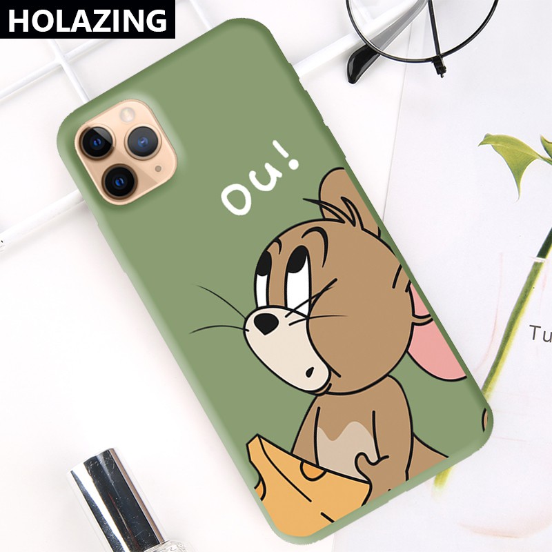 Ốp Điện Thoại Silicon Mềm Màu Kẹo Hình Tom Và Jerry No.1 Cho Iphone 12 Mini 11 Pro Max Iphone Xs Max Xr Se 2020 8 Plus 7 6s | BigBuy360 - bigbuy360.vn
