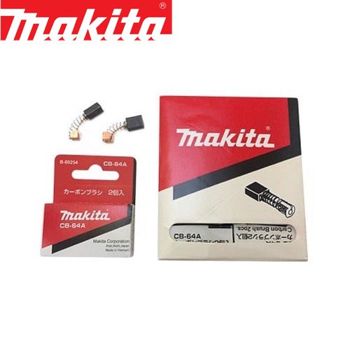 Chổi than CB64 CB 64 CB-64A MAKITA CHÍNH HÃNG B-80254 cho BO3710 MT60, MT431, MT921