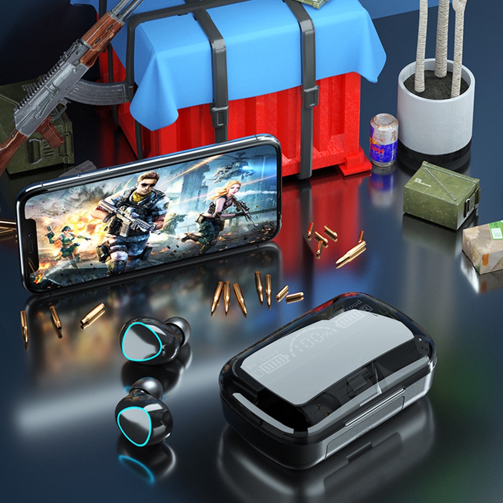 Tai Nghe Không Dây M10 Bluetooth 5.1 Tương Thích Chống Nước 9D Hifi