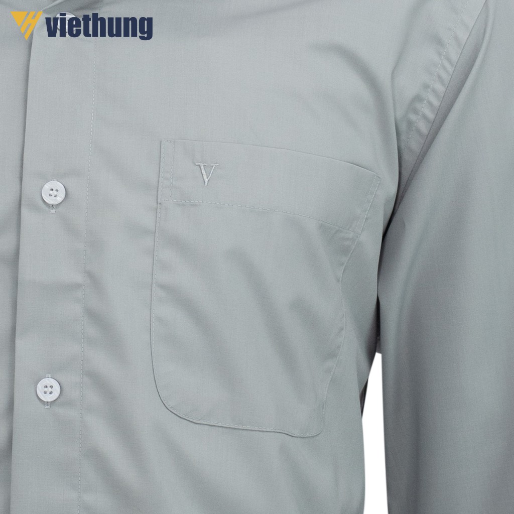 Áo Sơ Mi Nam Trơn Tay Ngắn Tay Dài Form Rộng Big Size Vải Lon Mỹ Thấm Hút Mồ Hôi Sơ Mi Dáng Suông Việt Hưng | BigBuy360 - bigbuy360.vn