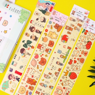 Sticker dán, sticker Dây 9 Mẫu Ngộ Nghĩnh, Sticker Cắt Zanmoo