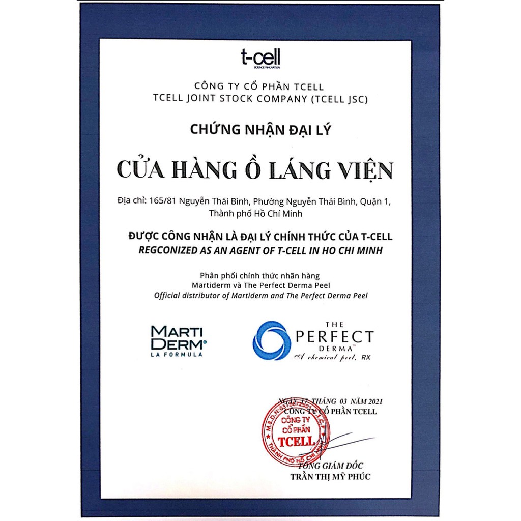 Ampoule Chống Oxy Hoá, Phục Hồi, Điều Tiết Bã Nhờn MARTIDERM The Originals Proteos Liposome