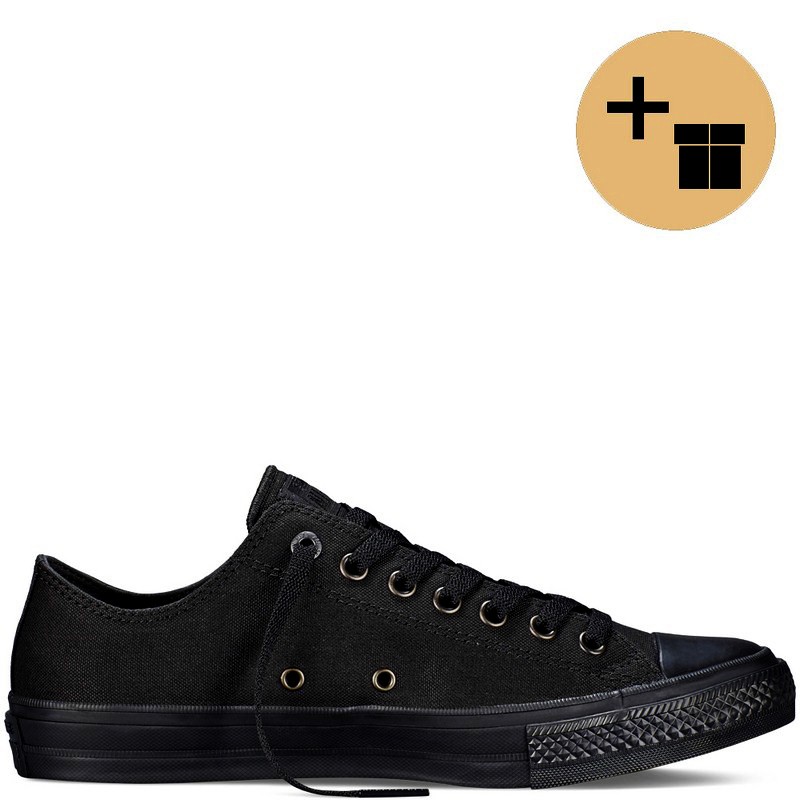 Giày AllStar Chuck Full Đen Cổ Thấp Nam | BigBuy360 - bigbuy360.vn