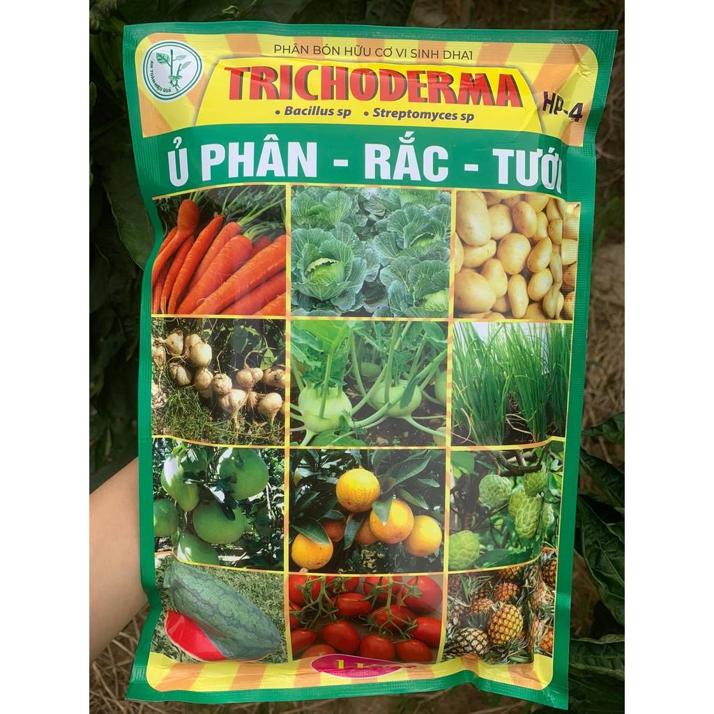 Chế Phẩm Nấm Ủ Đối Kháng TRICHODERMA Túi 1kg