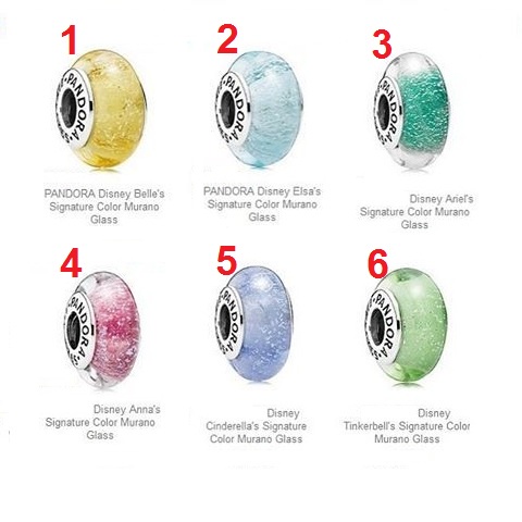 Bộ sưu tập glass disney bạc 925 cao cấp- Trang sức bạc Venus