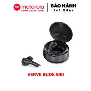 Tai nghe TWS - Motorola Vervebuds 500 - Bluetooth 5.0, Chống nước IPX5- Siêu bass