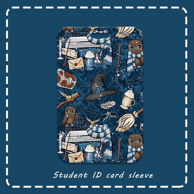 Bao Da Đựng Thẻ ID In Hình Harry potter Cho Học Sinh / Nhân Viên / Tàu Ngầm Điều Khiển Truy Cập / Thợ Làm Việc Giá Đỡ