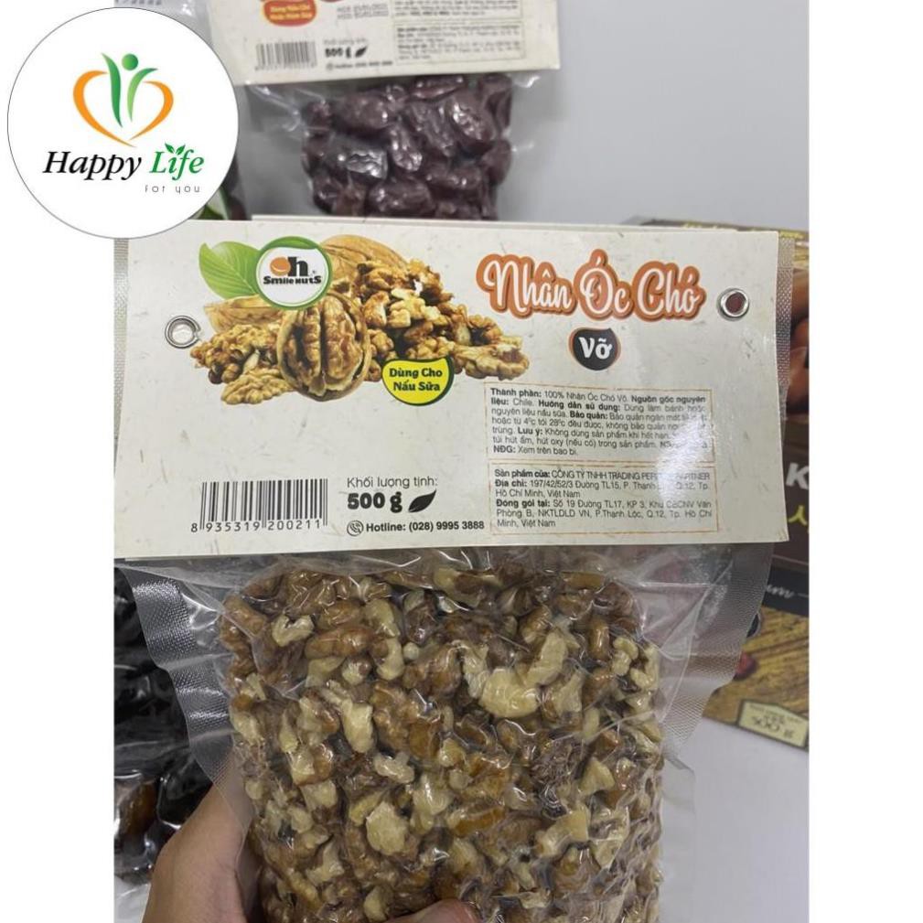 Nhân óc chó vun nấu sữa gói 500g - nhập khẩu chile - Happy Life for You