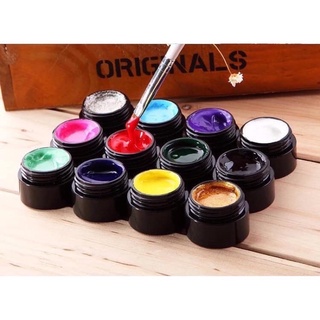 Set gel vẽ MingYa ( có gel nhũ )