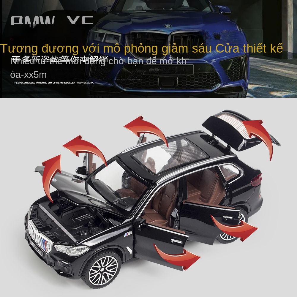 Mô Hình Xe Hơi Bmw Có Đèn Và Nhạc Bằng Hợp Kim Dùng Trang Trí