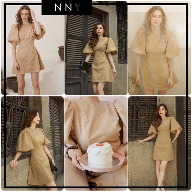 Váy Hana Dress BASIC form đứng dày dặn - V001