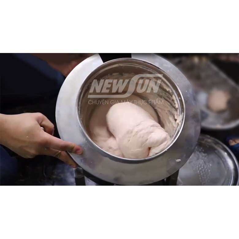 Máy Xay Thịt,Cá Làm Giò Chả, Ruốc Mini 1kg/ Mẻ NEWSUN Công Suất 0,9kw + Quà tặng phụ kiện