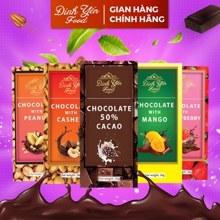 Socola Mix nhiều vị 50g DinhYen đồ ăn vặt siêu ngon giá rẻ