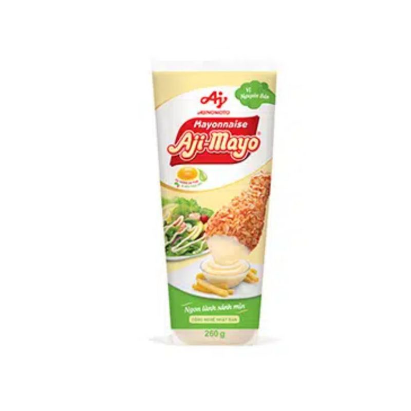 Xốt Mayonnaise Aji-Mayo vị nguyên bản chai 130 gam