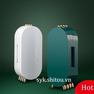 COD- Hộp Treo Đồ Trang Sức, Nữ Trang Kèm Gương Tiện Lợi ~syk