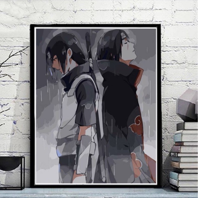 Tranh Sơn Dầu Số Hoá Tự Tô Hình Naruto
