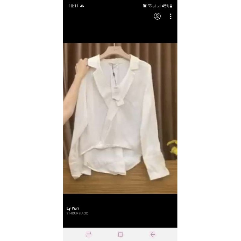 sơ mi Lily new freesize