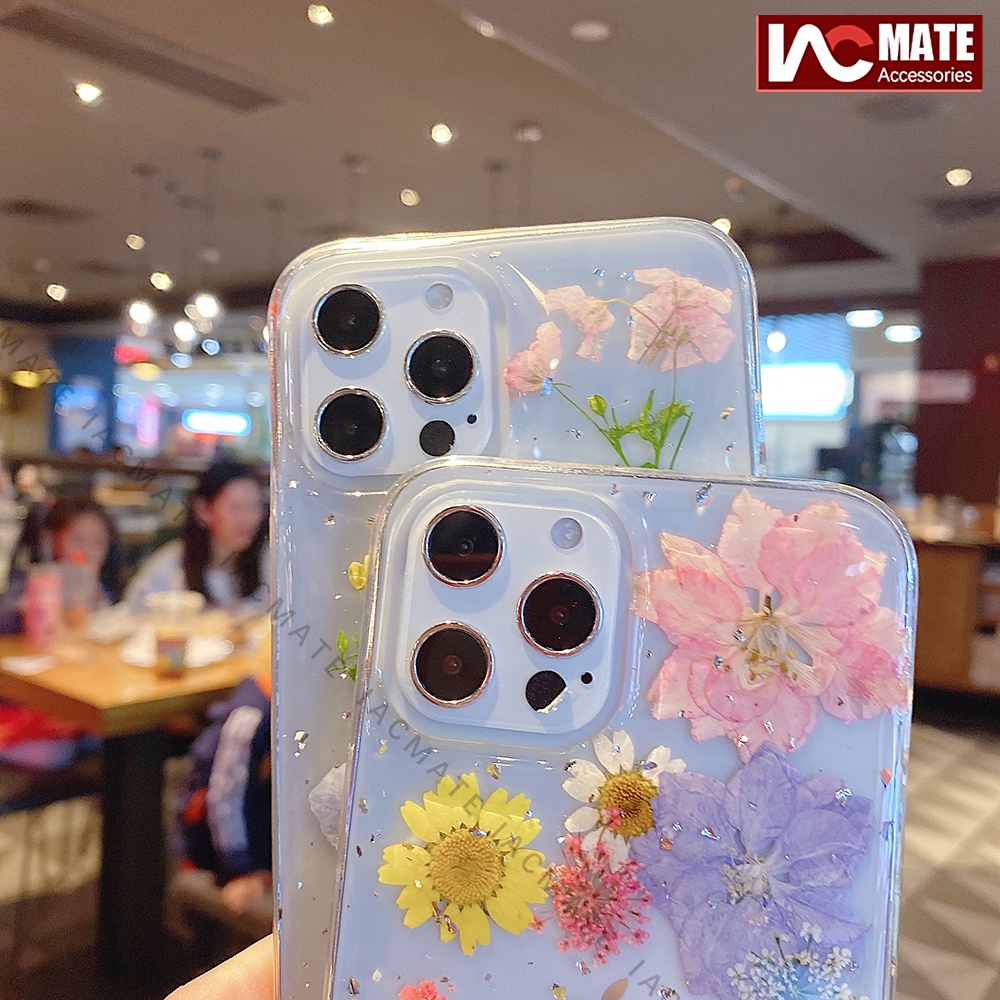 Ốp Điện Thoại Mềm Họa Tiết Hoa Lấp Lánh Sang Trọng Cho iphone 15pro max 14 promax 14 plus 12 13 pro max 11 xr x max