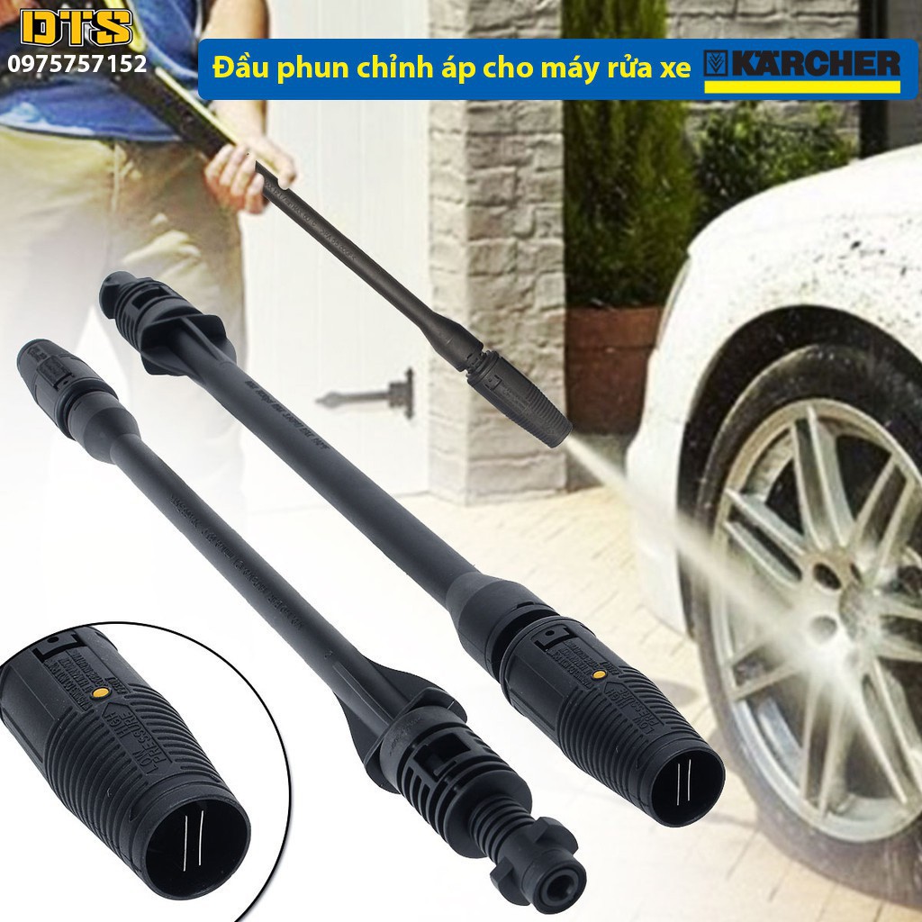 Đầu phun chỉnh áp lực cho máy rửa xe cao áp Karcher K1, K2 - K7