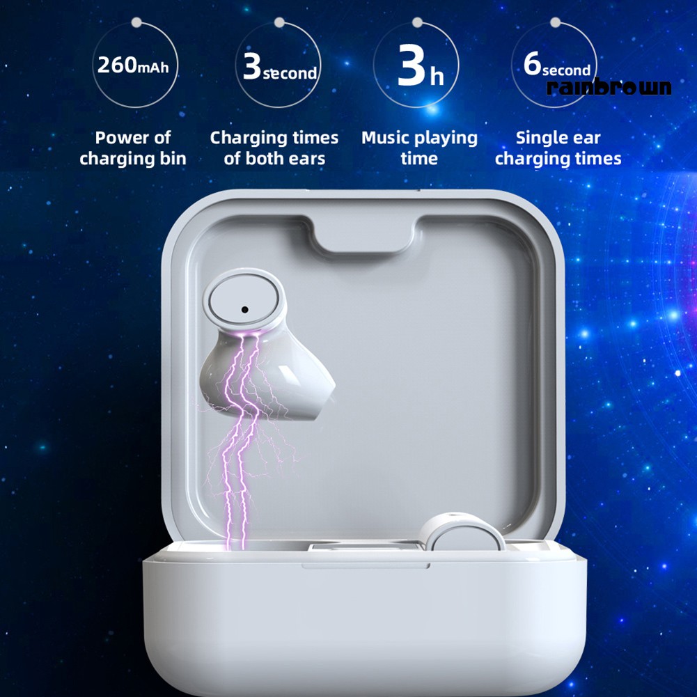 Bộ Tai Nghe Không Dây Bluetooth 5.0 Âm Thanh Sống Động Chất Lượng Cao