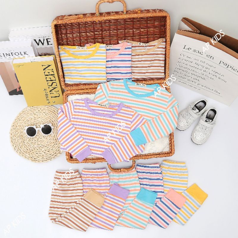 Combo 5 bộ quần áo trẻ em Minky Mom