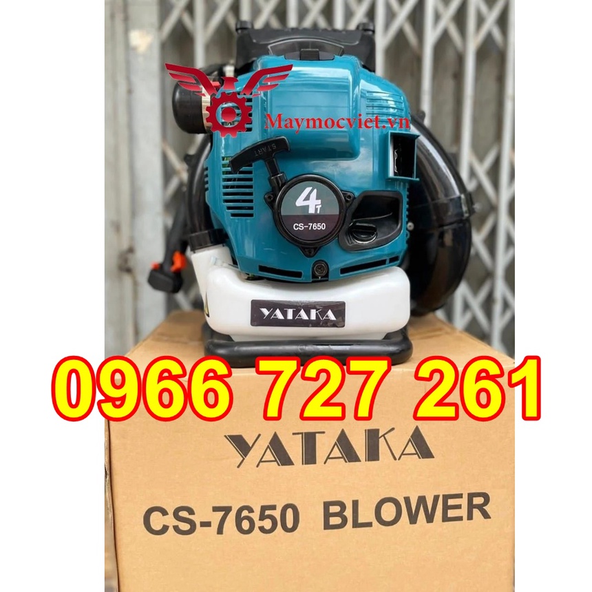 Thanh lý máy thổi lá , thổi bụi sân trường, vườn cây giá rẻ chạy xăng 4 thì Yataka CS7650