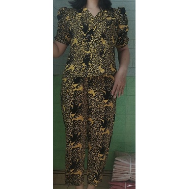 Sét bộ cổ vest phối nút siêu sang