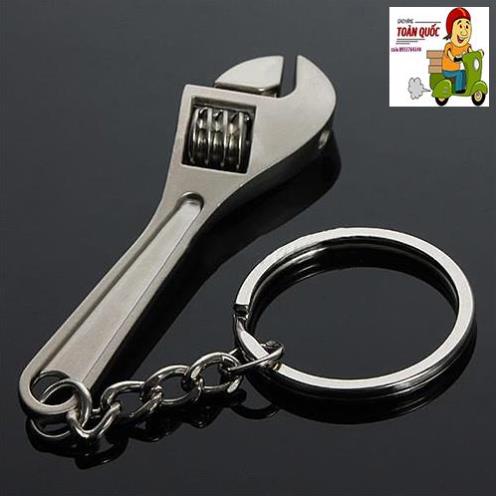 Móc Khóa Bằng Kim Loại Hình Mỏ Lết Thiết Kế Sáng Tạo