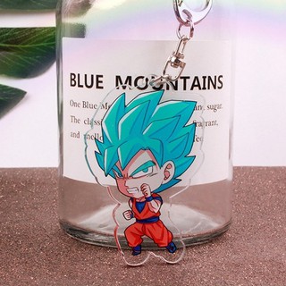 Móc khoá Mica anime Dragon Ball - Songoku (7 Viên Ngọc Rồng) Nhựa Cứng Acrylic In 2 mặt sắc nét ( ảnh thật )