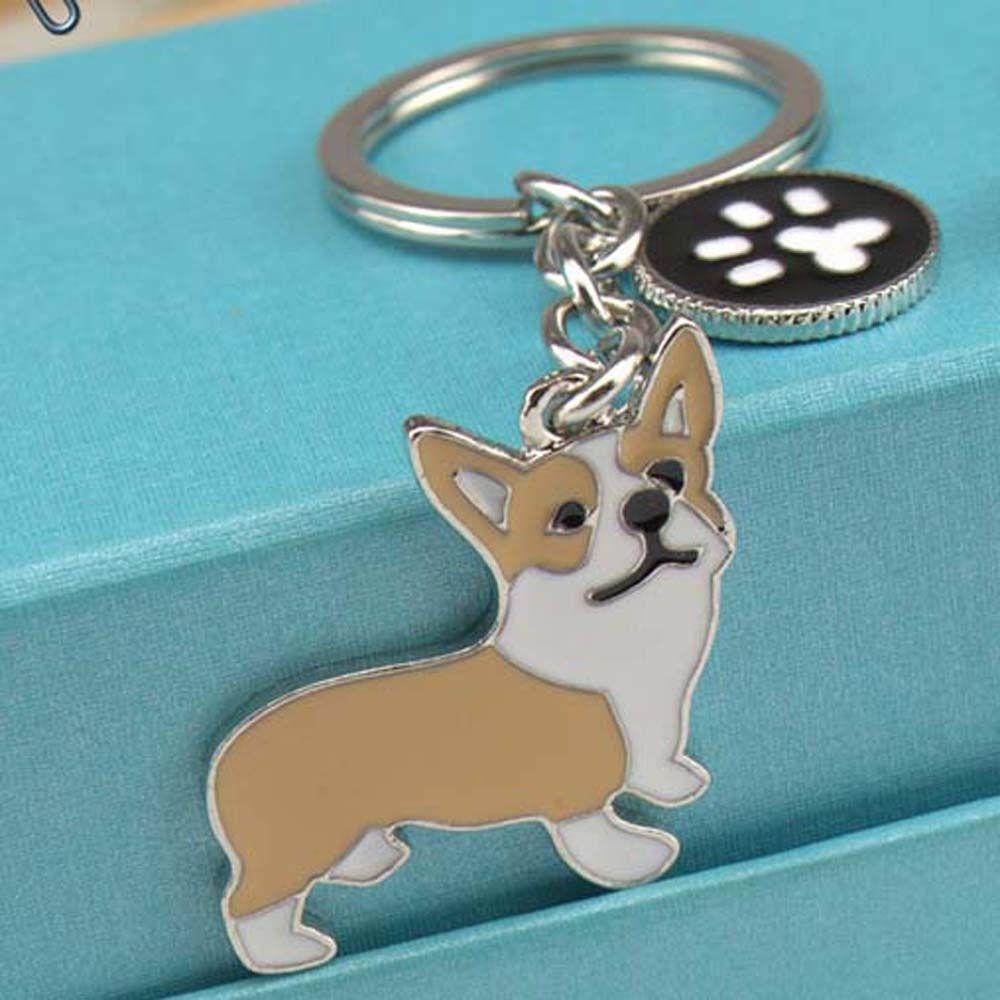 Móc Khóa Hình Chú Chó Corgi Xinh Xắn Dễ Thương