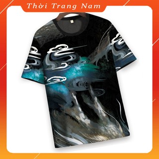 [HE10]Áo thun nam nữ tay lỡ YINXX, đầu rồng 3D áo phông form rộng ATL193