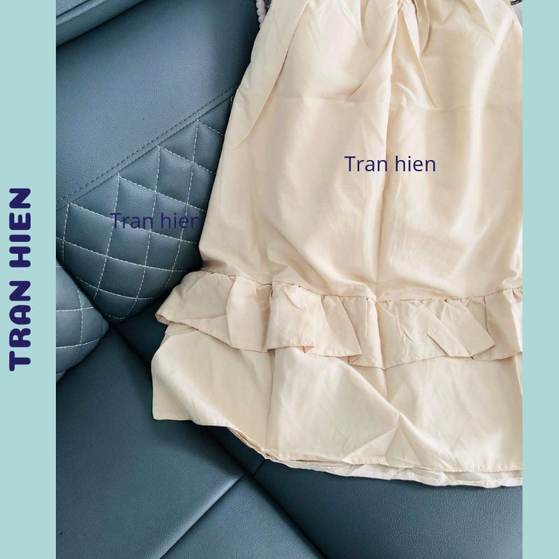 Chân váy dài lưng chun phong cách hàn quốc kiếu babydoll