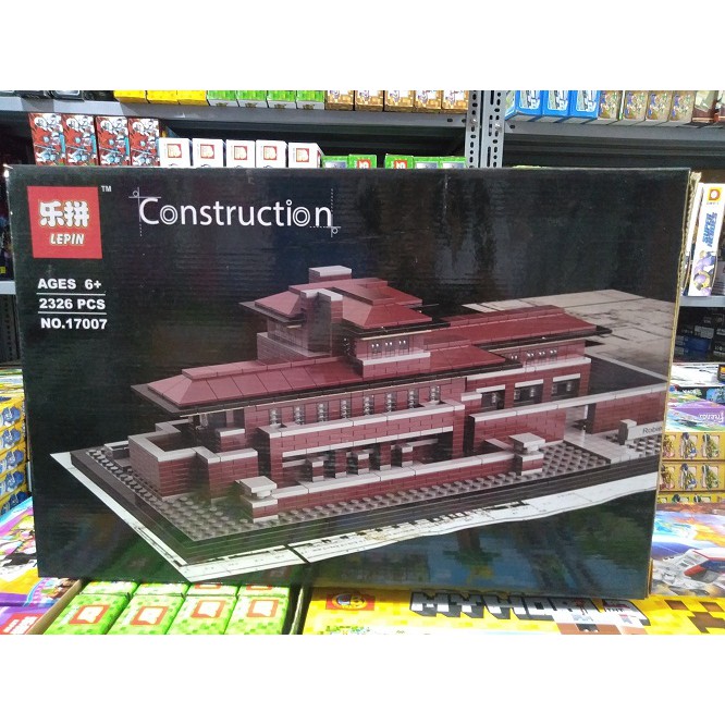 Bộ Lego Xếp hình lắp ráp lắp ghép mô hình Kiến Trúc Frederick C. Robie House có 2326pcs