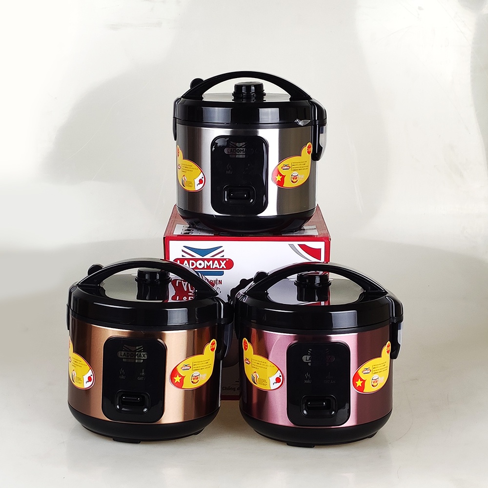 [Chính hãng] Nồi cơm điện 1.2L Ladomax HA-7812 lòng niêu chống dính, dành cho 2 - 3 người ăn