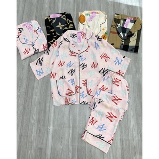 Bộ Đồ Ngủ Nữ Cánh Dơi Pyjama Lụa Mango Mềm, Mướt, Thấm Hút Mồ Hôi