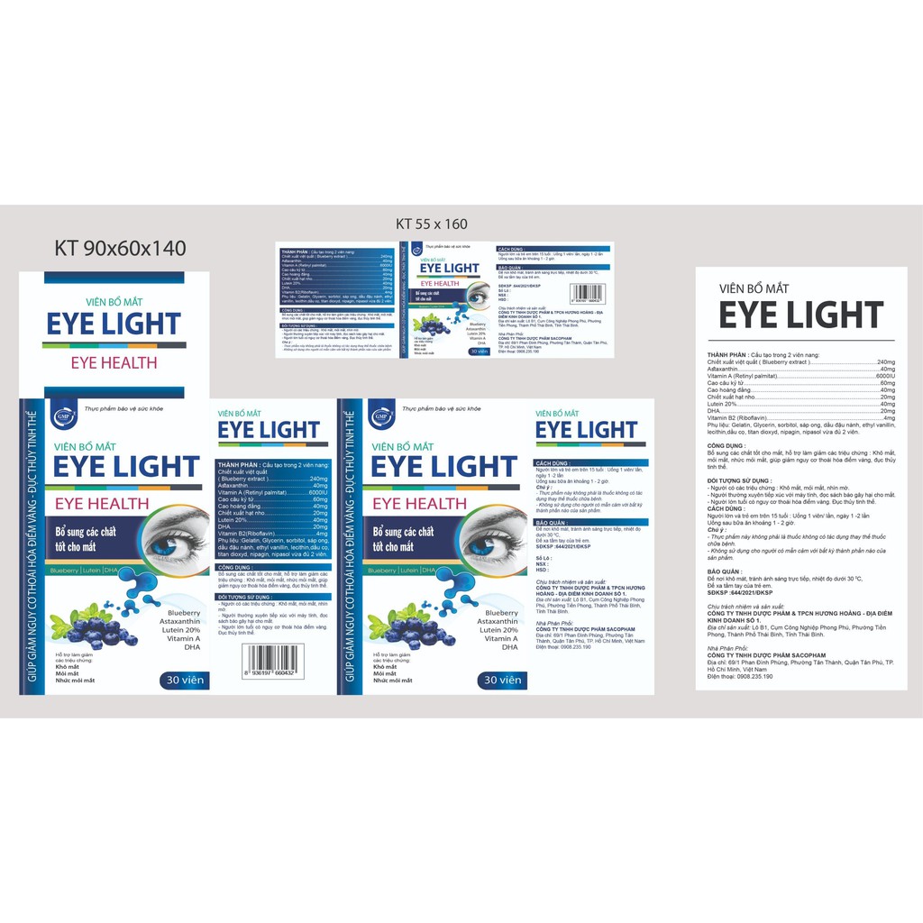Viên uống bổ mắt Eye Light tăng cường thị lực